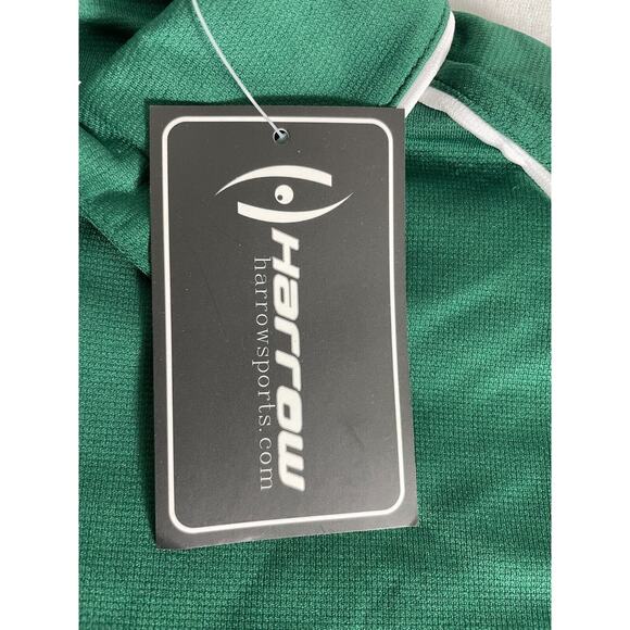 NEW Harrow Exult Polo Shirt Mens Sz M Forest Green Moisture Wicking Sport Tech - Picture 9 of 13